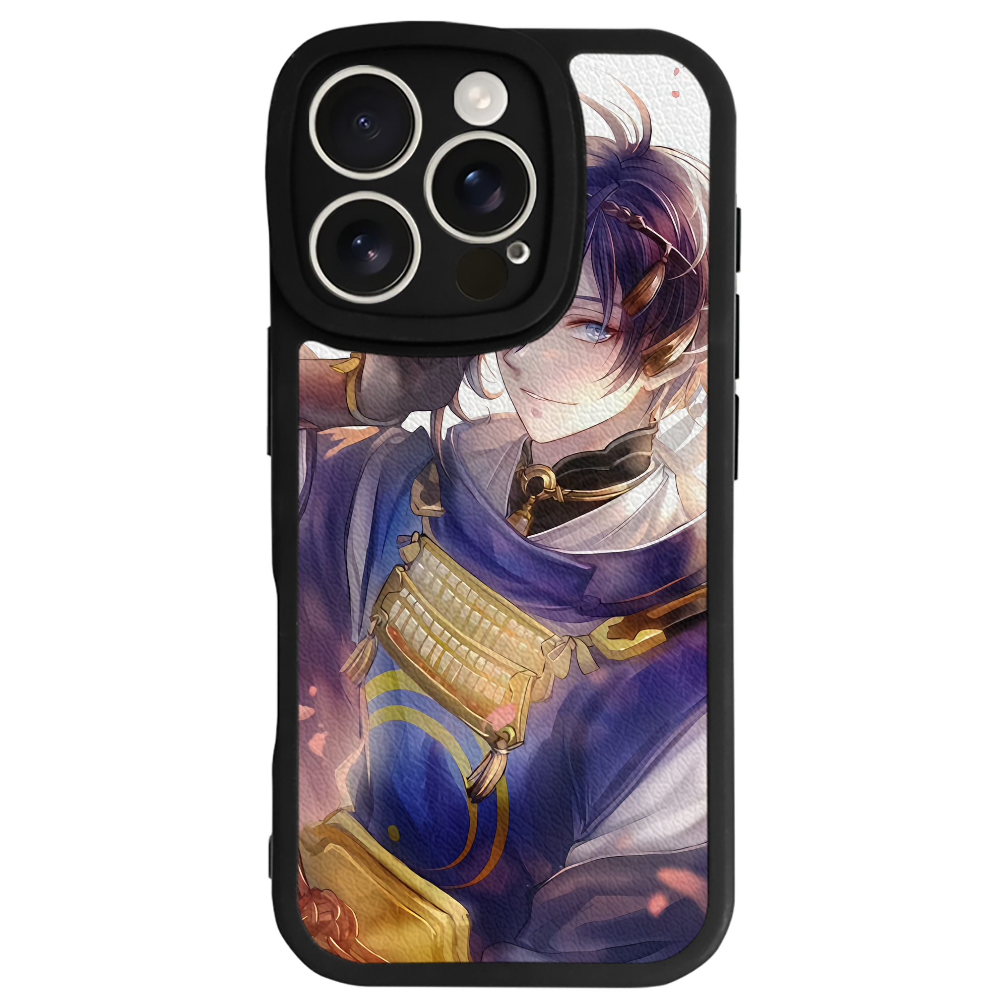 （画像用） 刀剣乱舞 Touken Ranbu 【iPhone 16シリーズ対応】シリコンスマホケース（レザー調） 材質：シリコン